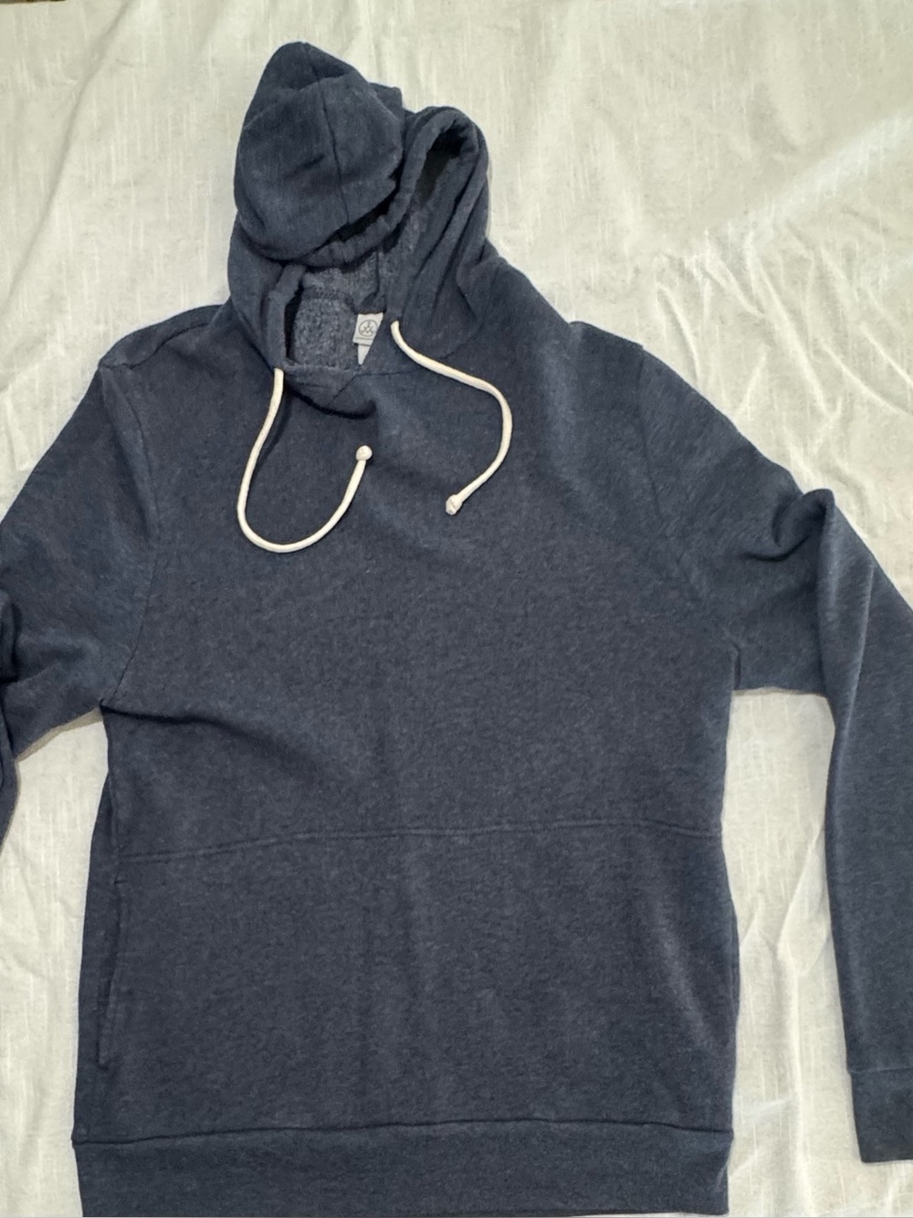 Alternative Men's Dark Navy Pullover Hoodie with Drawstring